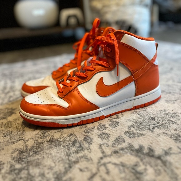 Nike Dunk High Syracuse 2021 Orange and White High-Top Sneakers main image 4